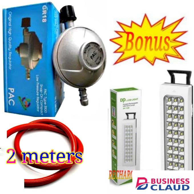 Pac Regulator Gas 6Kg For 2 Burner Gas Cooker +FAIR VALUE BONUS