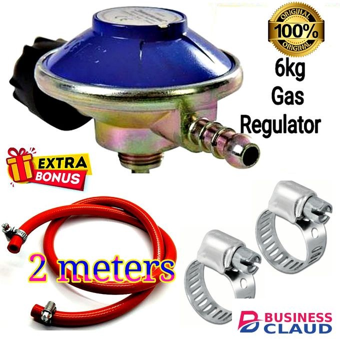 Pac Regulator Gas 6Kg For Double Burner Gas Cooker +F.V GIFTS