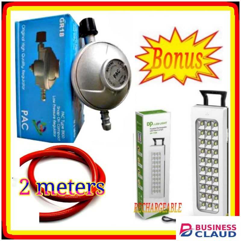 Pac Regulator Gas 6Kg For 2 Burner Gas Cooker + VALUE GIFTS
