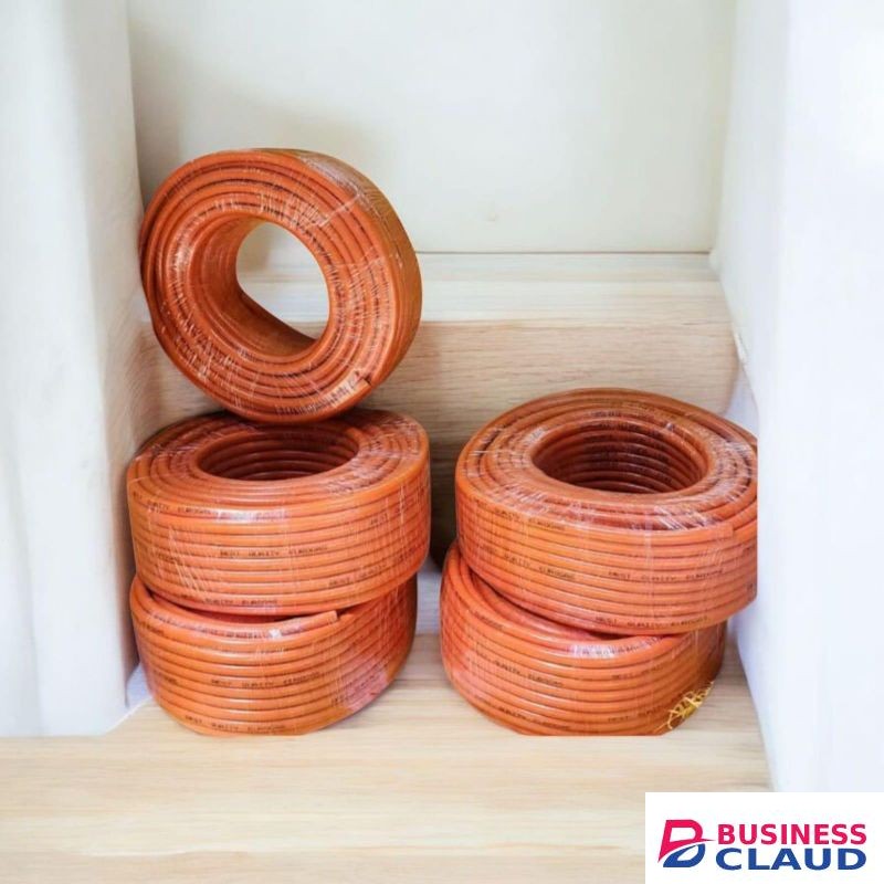 50 Metres High-Pressure Gas Hose Pipe for LPG, Cooker, and Gas Heater Connection – Durable, Leakproof, and Flexible Rubber Tube for Home and Commercial Use