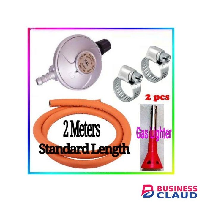 Pac Original Universal 6kg Gas //6 Kg Cylinder Regulator For 2 Meko Table Top Cooker + Free Gas Lighter