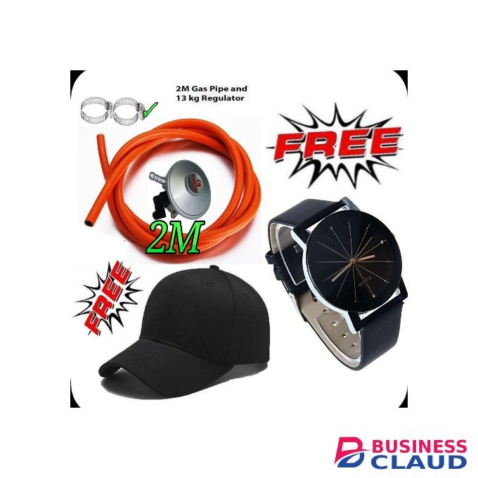 Cosco 13 Kg Regulator For Annov 2 Burner Gas Cooker,2M Hose Pipe ,Safety Clips+ Gift
