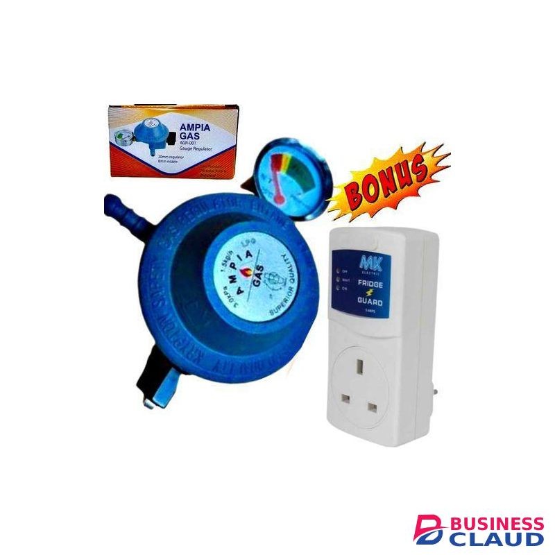 Ampia 13kg Gas Cylinder Regulator for Cooker burner & Fridge