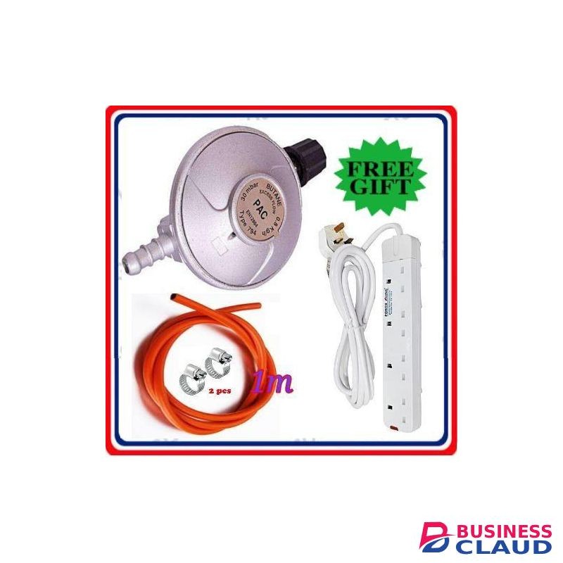 Pac UNIVERSAL 6KG GAS REGULATOR FOR 2 MEKO TABLETOP COOKER BURNERS – SAFE, DURABLE & LONG LASTING COOKING SOLUTION