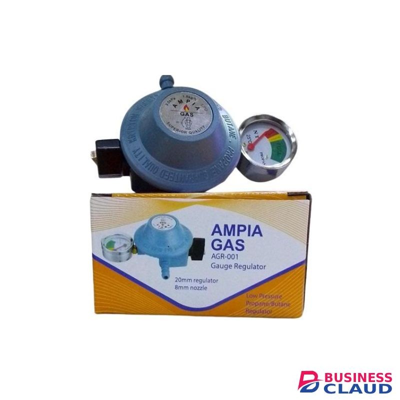 Ampia Universal meter gauge 13kg/13 kg Gas Cylinder Regulator For 2/3 Table Top Cooker burner