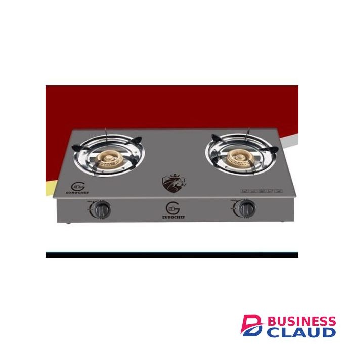 Eurochef Quality Gas Cooker With A Glass Top-two Burners