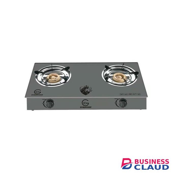Eurochef Quality Gas Cooker With A Glass Top-two Burners