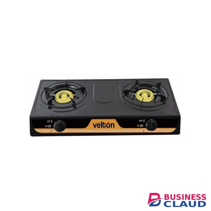 VELTON 2 Burner Heavy Duty Gas Cooker FREE 13kg Regulator And Pipe