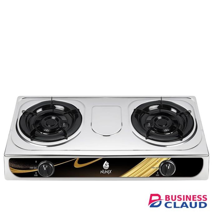 Nunix Table Top Gas Cooker, 2 Burner