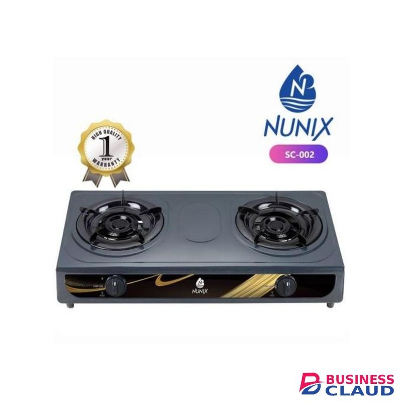 Nunix 2 burner Table Top Gas Cooker