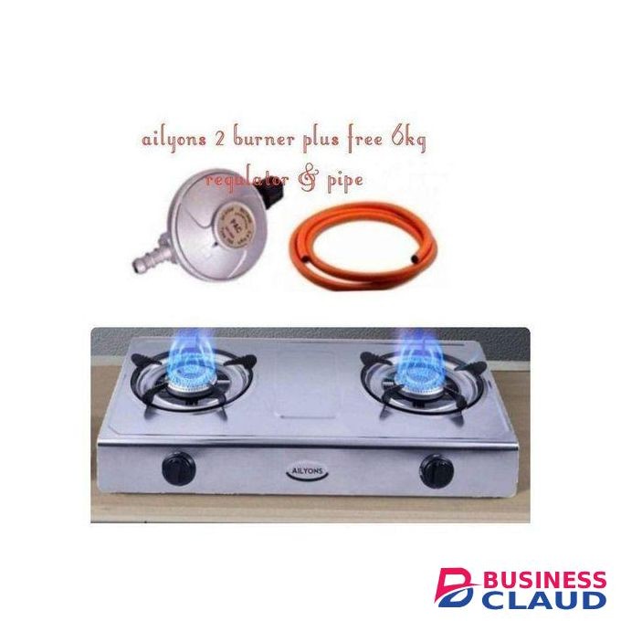 AILYONS Lyns 2 Burner Gas Table Top Cooker