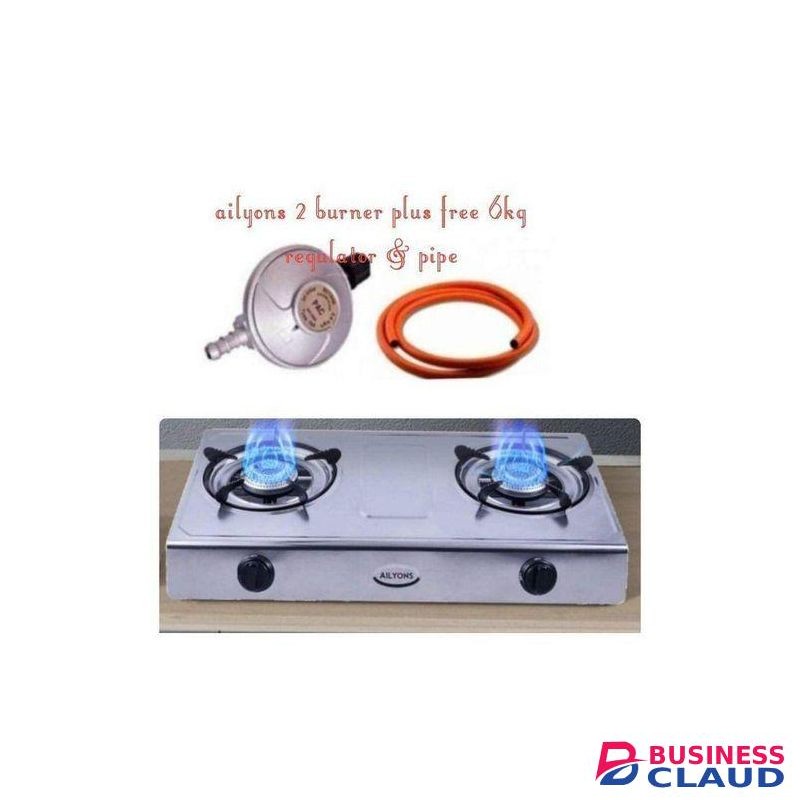 AILYONS Lyns 2 Burner Gas Table Top Cooker