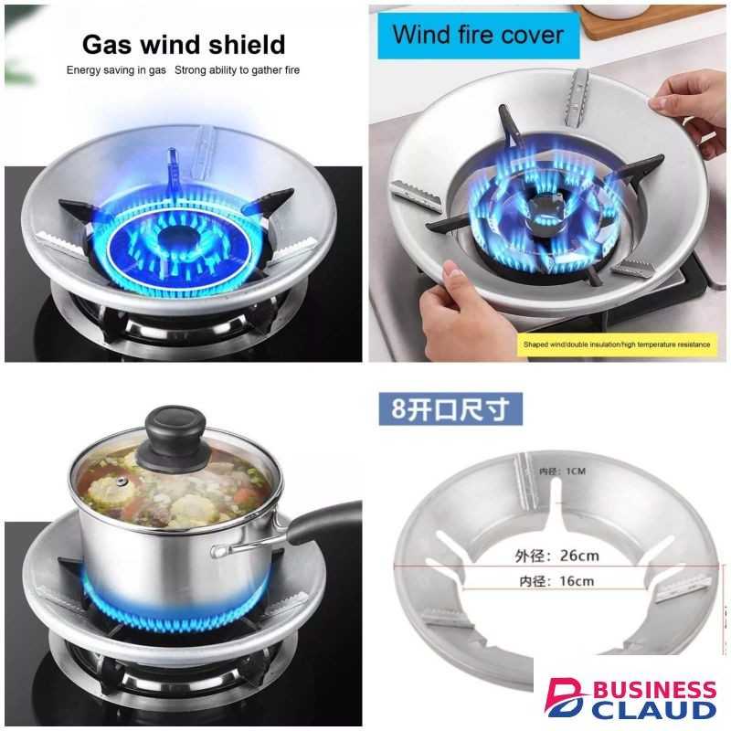 Energy Saving Cover, Gas Coal Gas Stove Windproof Cover