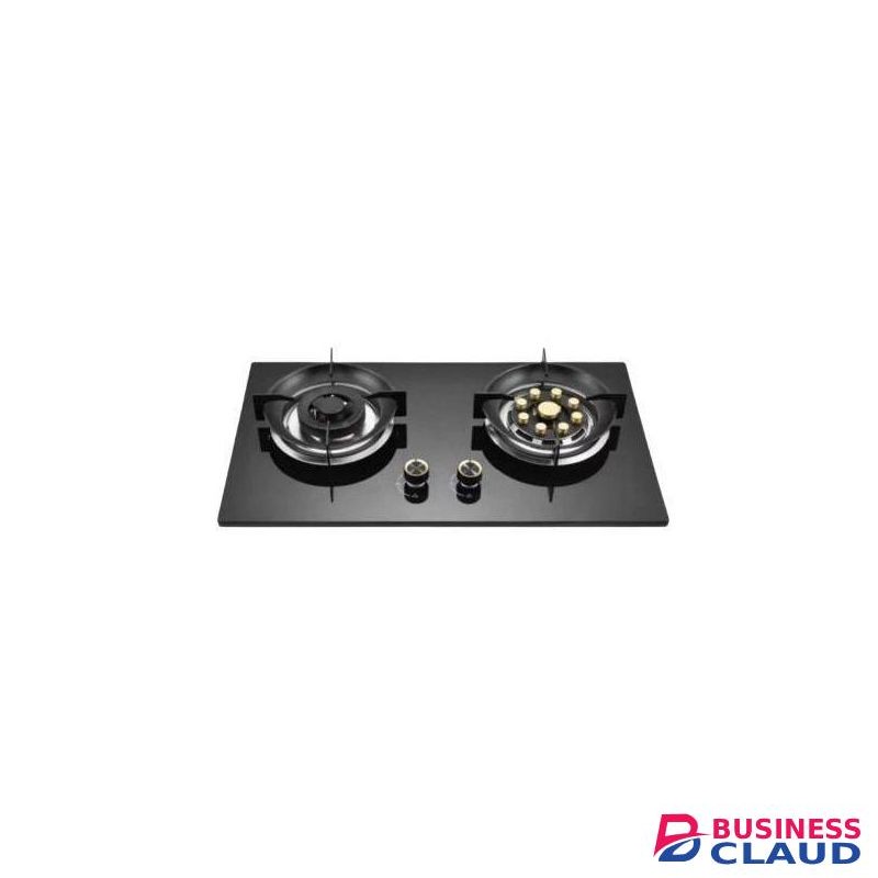 Bolesi hob 2 burners with sensor and wok burner inbuilt glass tampared gas hod @10000