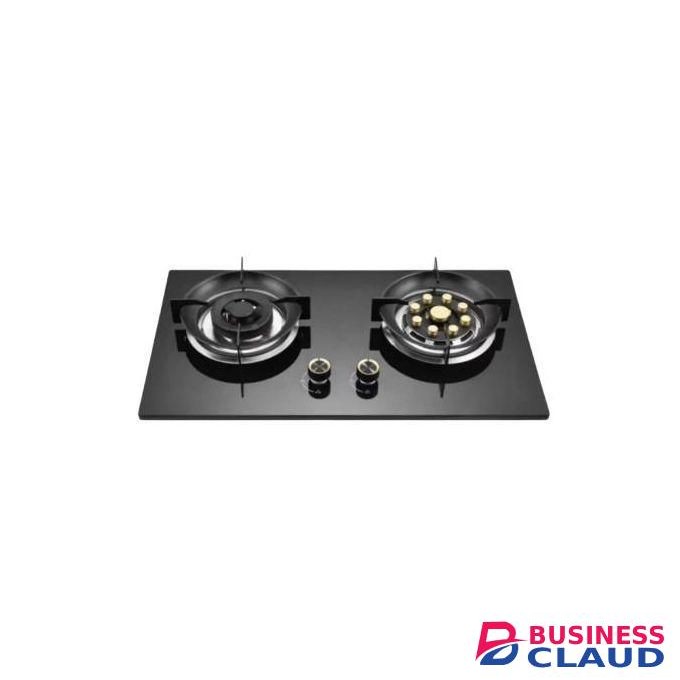 Bolesi hob 2 burners with sensor and wok burner inbuilt glass tampared gas hod @10000