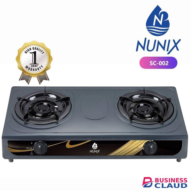 Nunix Two Burner Gas Stove