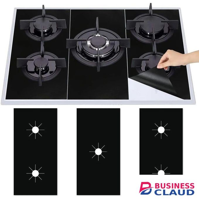 1 Set 5-Hole Gas Stove Pad Protective Cover