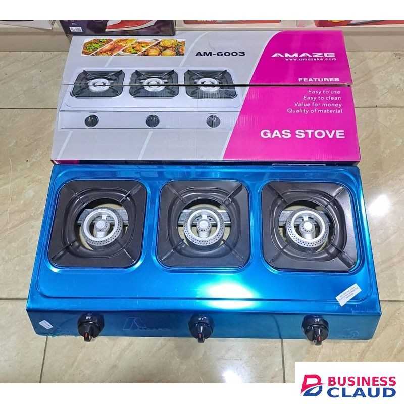 Amaze 3 Burner Stainless Steel Table Top Gas Cooker
