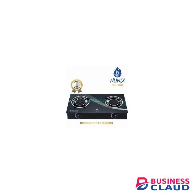 Nunix Glass Top Burner Gas Stove