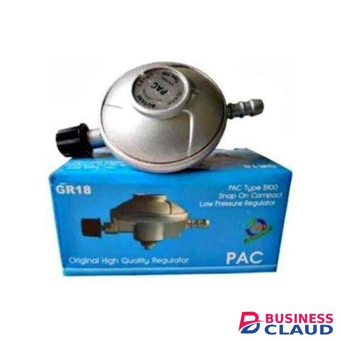 Pac UNIVERSAL 6KG LPG GAS REGULATOR – COMPATIBLE WITH 2 MEKO TABLE TOP COOKERS – STRONG, SAFE & EASY TO USE