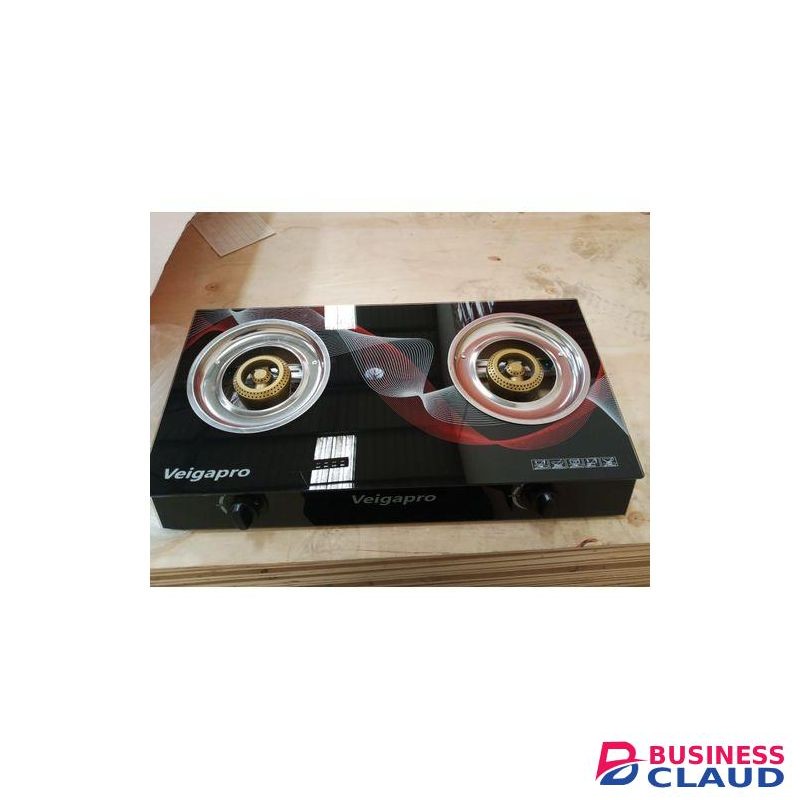 Veigapro 2 Burner - Glass Top And Gas Stove Double Burner