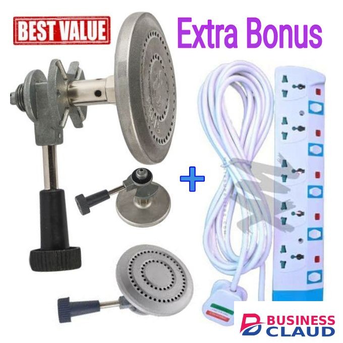Hr Strong Non Leak Meko Gas Burner+5 Way Extension