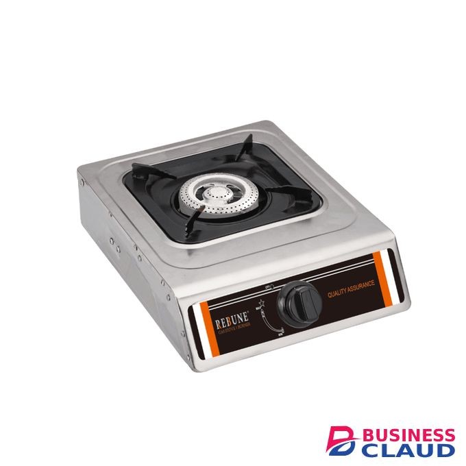 Rebune RE-4-042 Gas Stove 1 Burner - Silver (1YR WRTY)