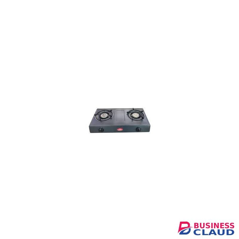 Rashnik Steel Double Burner Gas Cooker Auto Ignition