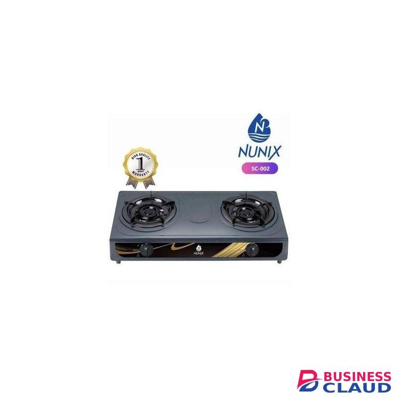 Auto Ignition Table Top Stainless Steel 2 Burner Gas Cooker