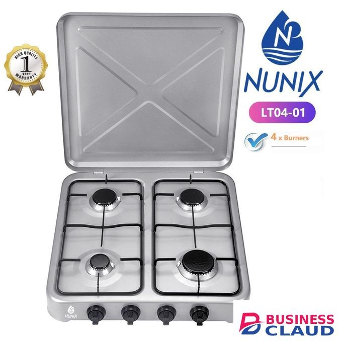 Nunix Table Top Gas Cooker – 4 Burner