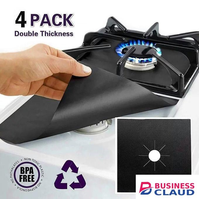 4 Pieces Gas Cooker Cover Mats