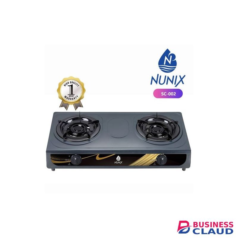 Nunix SC-002 2 Burner Gas Cooker.