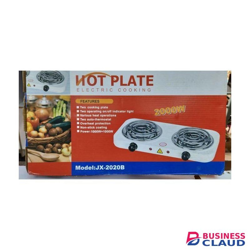 Electric JX-2020B 2000W Double Spiral Hotplate Cooker.