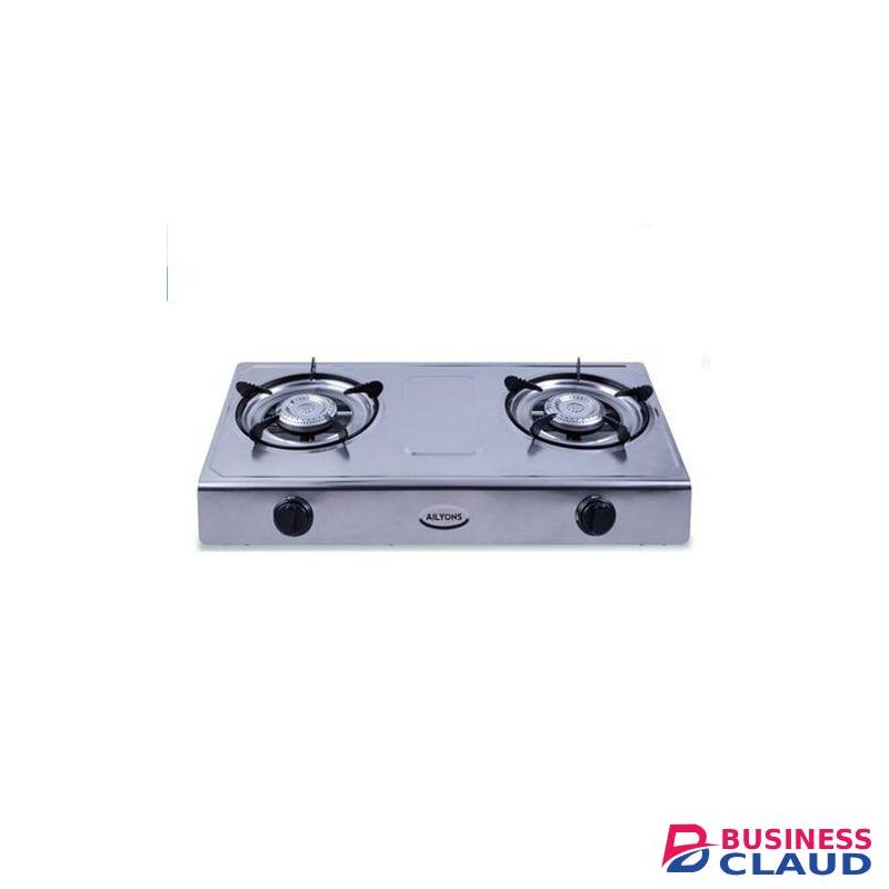 AILYONS Quality Stainless Steel Table Top Gas Cooker with two Burner