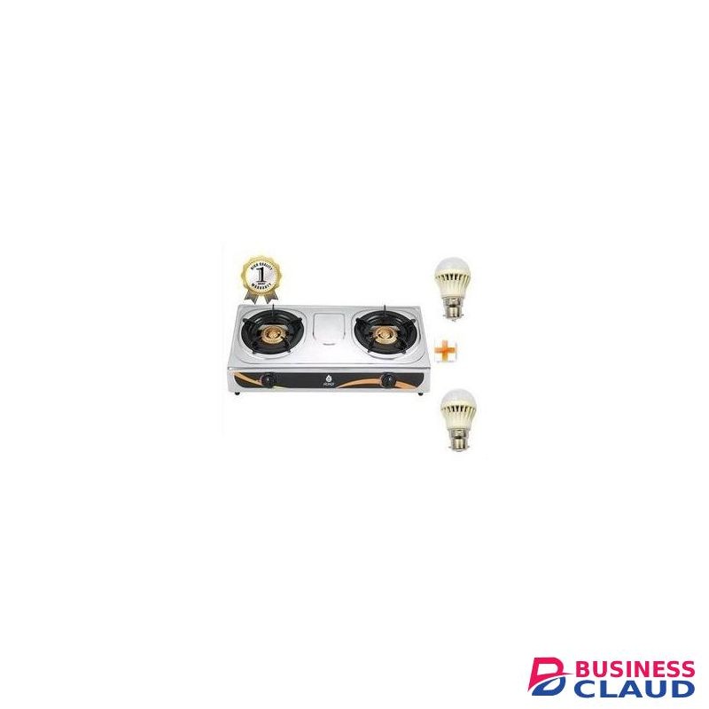 Nunix Table Top Gas Cooker SS001+ Free Bulb