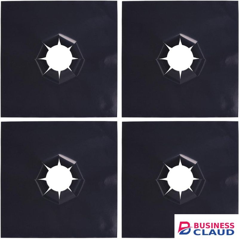 8piece Gas Stove Burner Covers Non-stick Stovetop Burner Liners Gas Range Protectors for Kitchen Cooking - 8 pieces