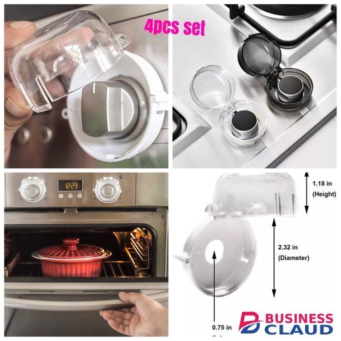 4pcs Gas Knob Cover