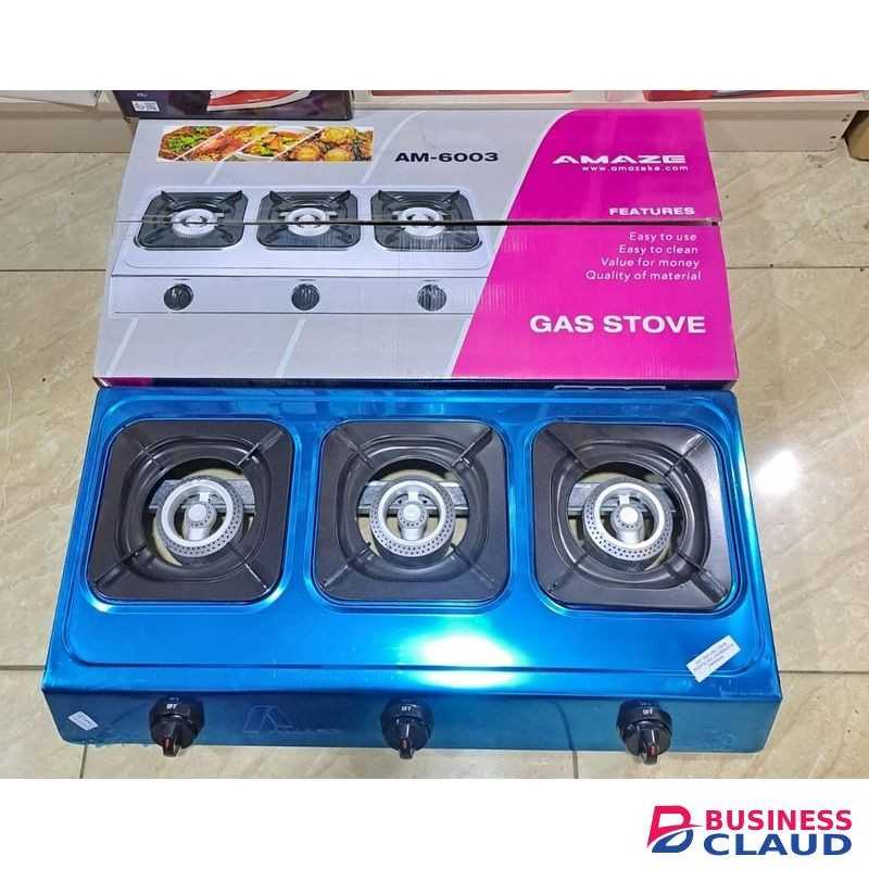Amaze 3 Burner Stainless Steel Table Top Gas Stove