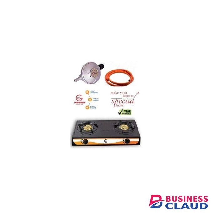 Eurochef 2 burner Stainless table top cooker
