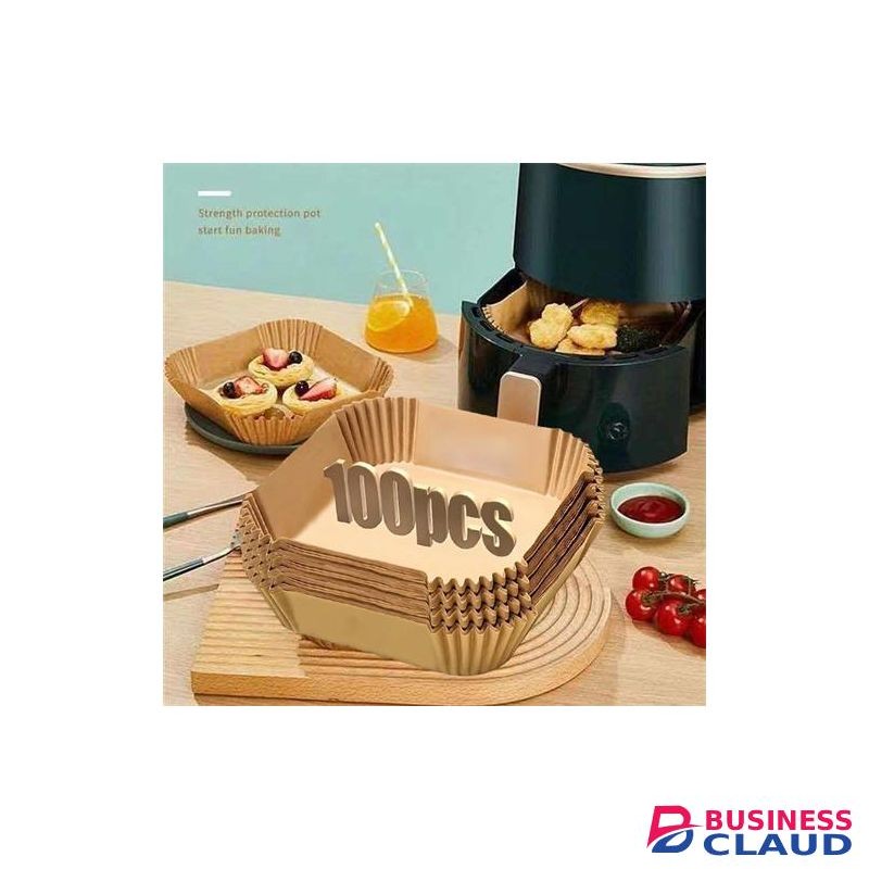 100PCS air fryer baking paper square air fryer parchment liner, suitable for Cosori/instant pot 3-4.5L air fryer kitchen accessories
