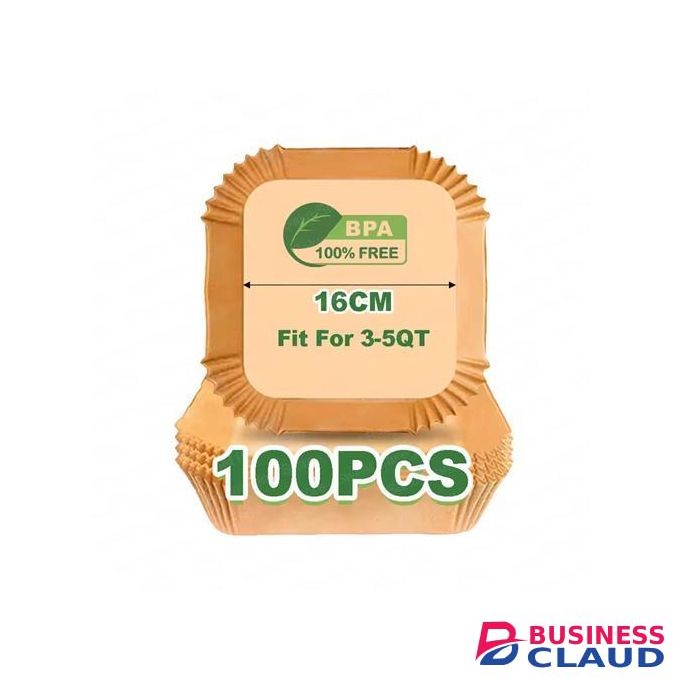 100PCS air fryer baking paper square air fryer parchment liner, suitable for Cosori/instant pot 3-4.5L air fryer kitchen accessories