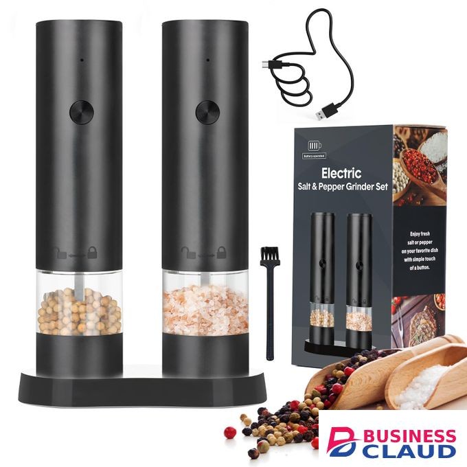 Inkbird Electric Salt & Pepper Grinder Set Adjustable Coarseness Spice Mill