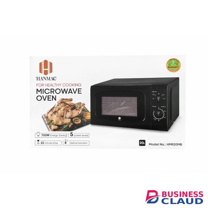 HANMAC HMR20MB - 20L Manual Microwave - 3 Years Warranty