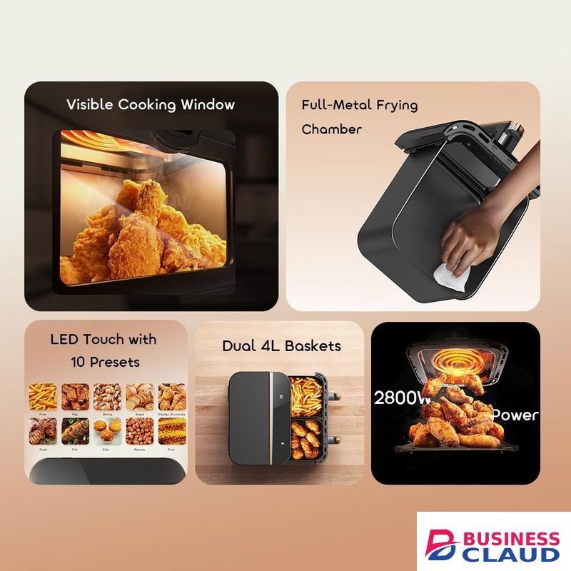 Oraimo NutriFry Duo 8L 2800W AirFrye