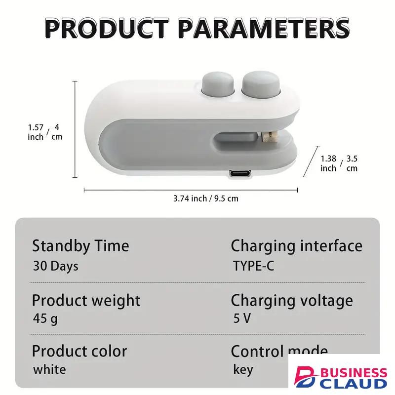 Mini USB Rechargeable 2-in-1 Heat Bag Sealer And Cutter