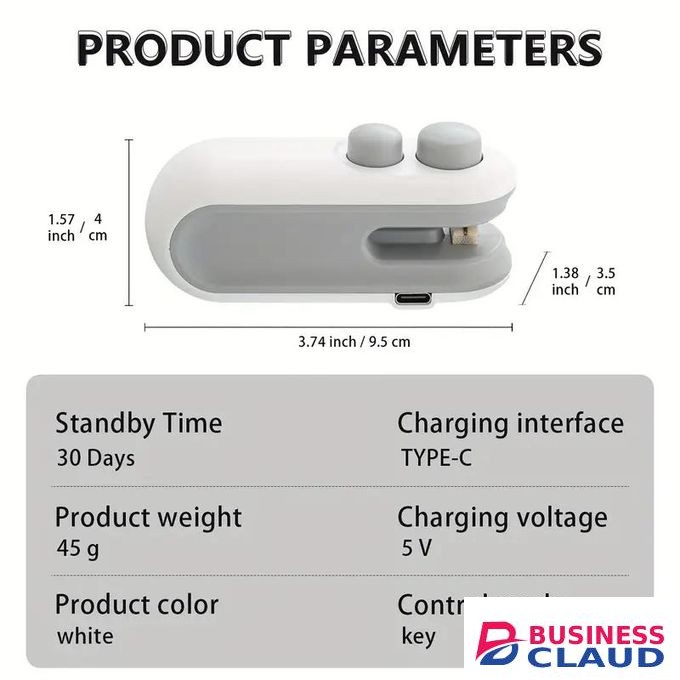 Mini USB Rechargeable 2-in-1 Heat Bag Sealer And Cutter