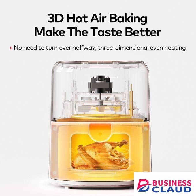 Itel 5L Multi-functional Digital Air Fryer, 1500W, Upgraded Steam Humidification Technology - Blue