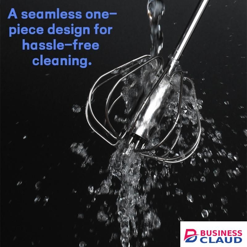 Stainless Steel Semi-Automatic Rotary Egg Beater Cream and Egg Mixer