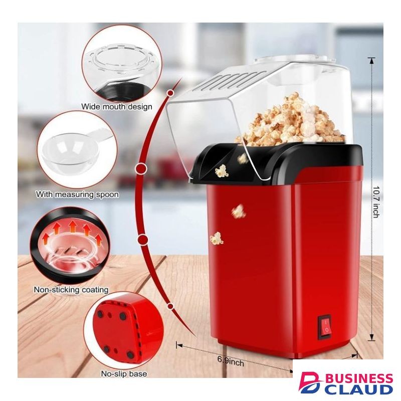 Oil Free Electric Popcorn Maker Machine Home Use Hot Air Machine
