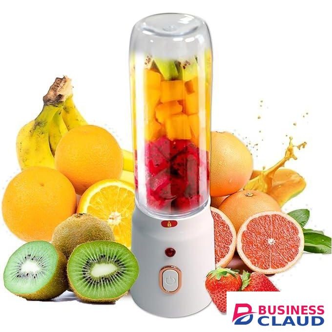 Portable Dual Cup USB Juicer - White